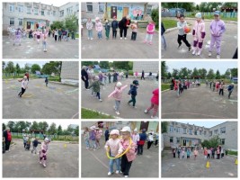 Спортивный праздник в ЦРР-детский сад «Дюймовочка»